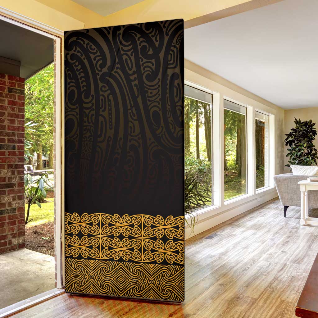 New Zealand Maori Kowhaiwhai Door Cover Karaka Maui and Mangopare LT9 - Polynesian Pride