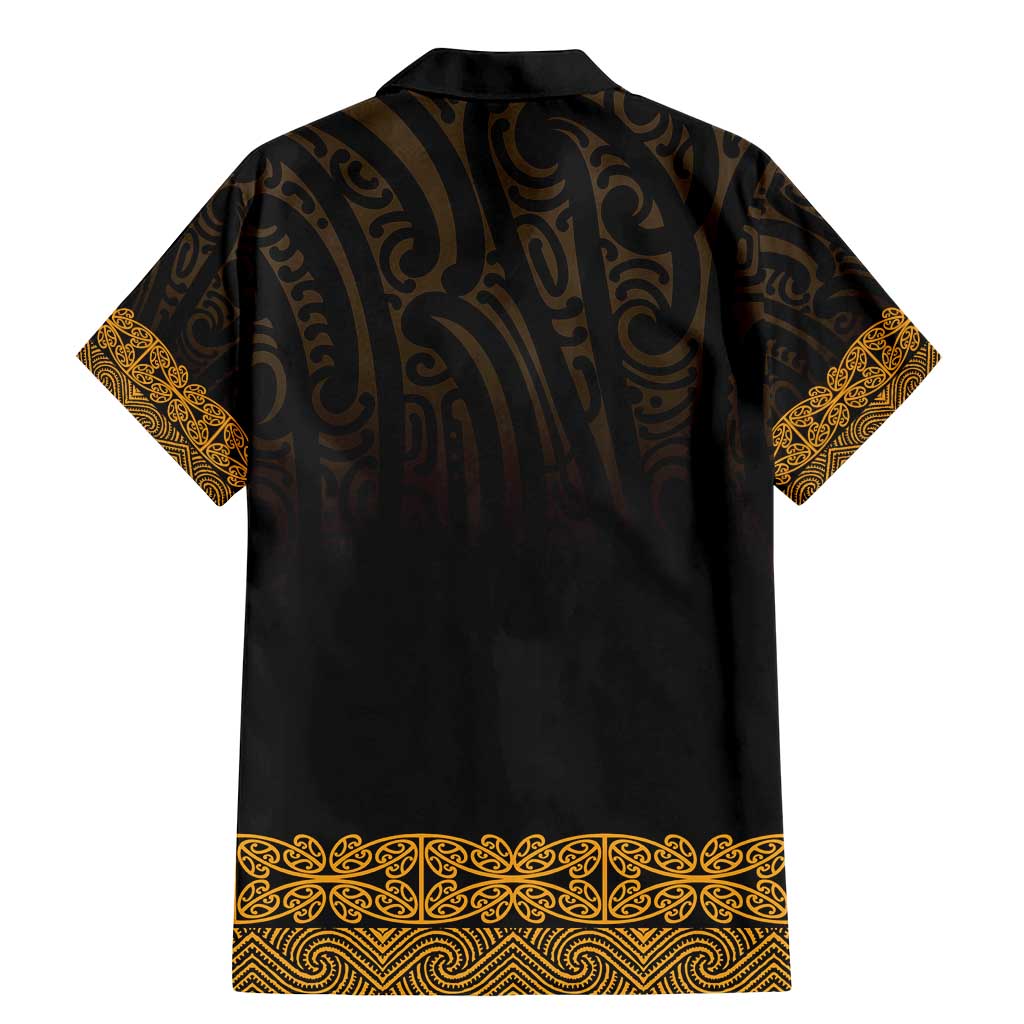 New Zealand Maori Kowhaiwhai Family Matching Mermaid Dress and Hawaiian Shirt Karaka Maui and Mangopare LT9 - Polynesian Pride