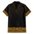 New Zealand Maori Kowhaiwhai Family Matching Short Sleeve Bodycon Dress and Hawaiian Shirt Karaka Maui and Mangopare