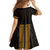 New Zealand Maori Kowhaiwhai Family Matching Tank Maxi Dress and Hawaiian Shirt Karaka Maui and Mangopare