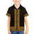 New Zealand Maori Kowhaiwhai Kid Hawaiian Shirt Karaka Maui and Mangopare