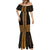 New Zealand Maori Kowhaiwhai Mermaid Dress Karaka Maui and Mangopare