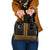 New Zealand Maori Kowhaiwhai Shoulder Handbag Karaka Maui and Mangopare
