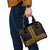 New Zealand Maori Kowhaiwhai Shoulder Handbag Karaka Maui and Mangopare