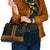 New Zealand Maori Kowhaiwhai Shoulder Handbag Karaka Maui and Mangopare