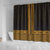 New Zealand Maori Kowhaiwhai Shower Curtain Karaka Maui and Mangopare