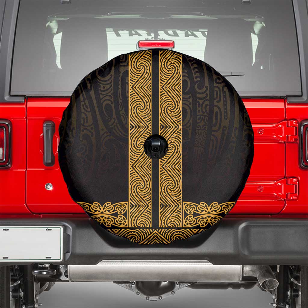 New Zealand Maori Kowhaiwhai Spare Tire Cover Karaka Maui and Mangopare LT9 - Polynesian Pride