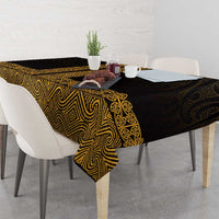 New Zealand Maori Kowhaiwhai Tablecloth Karaka Maui and Mangopare