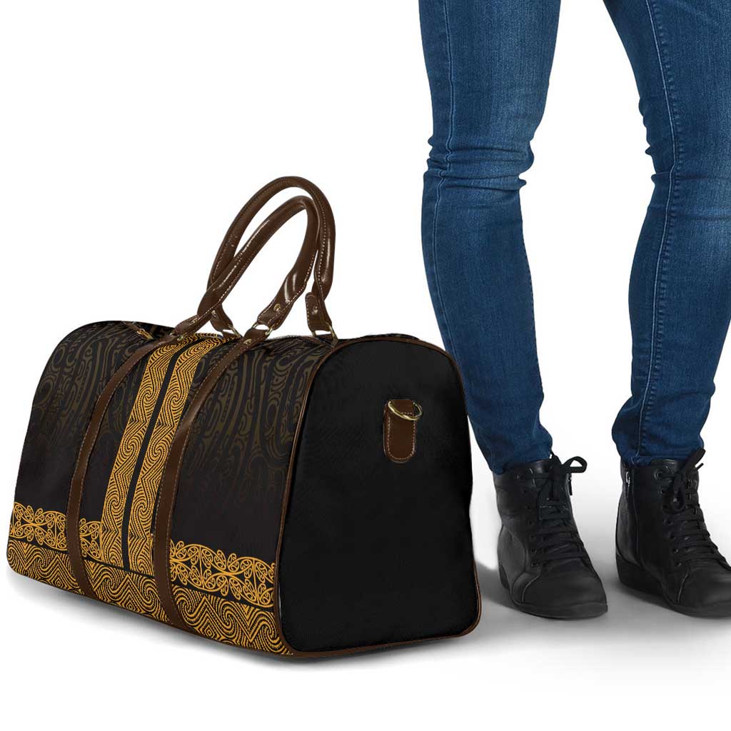 New Zealand Maori Kowhaiwhai Travel Bag Karaka Maui and Mangopare - Polynesian Pride