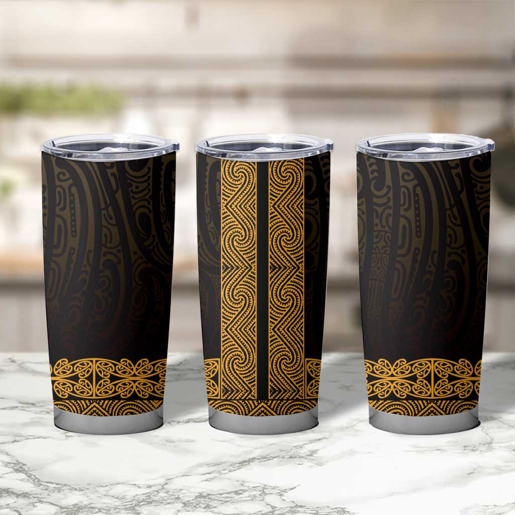 New Zealand Maori Kowhaiwhai Tumbler Cup Karaka Maui and Mangopare LT9 - Polynesian Pride