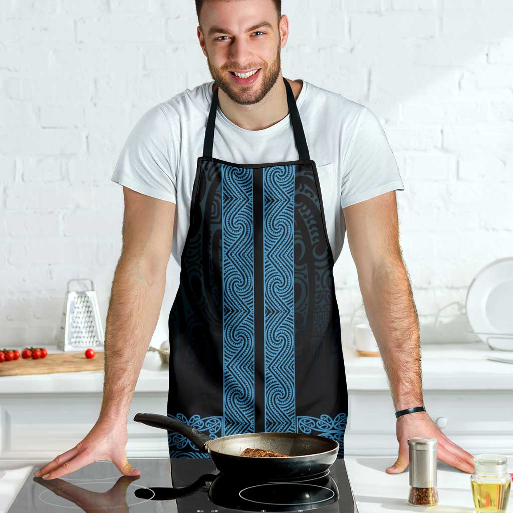 New Zealand Maori Kowhaiwhai Apron Kikorangi Maui and Mangopare - Polynesian Pride