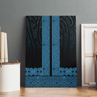 New Zealand Maori Kowhaiwhai Canvas Wall Art Kikorangi Maui and Mangopare LT9 - Polynesian Pride