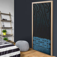 New Zealand Maori Kowhaiwhai Door Cover Kikorangi Maui and Mangopare LT9 - Polynesian Pride