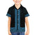 New Zealand Maori Kowhaiwhai Family Matching Long Sleeve Bodycon Dress and Hawaiian Shirt Kikorangi Maui and Mangopare