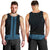 New Zealand Maori Kowhaiwhai Men Tank Top Kikorangi Maui and Mangopare