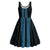 New Zealand Maori Kowhaiwhai Midi Dress Kikorangi Maui and Mangopare - Polynesian Pride