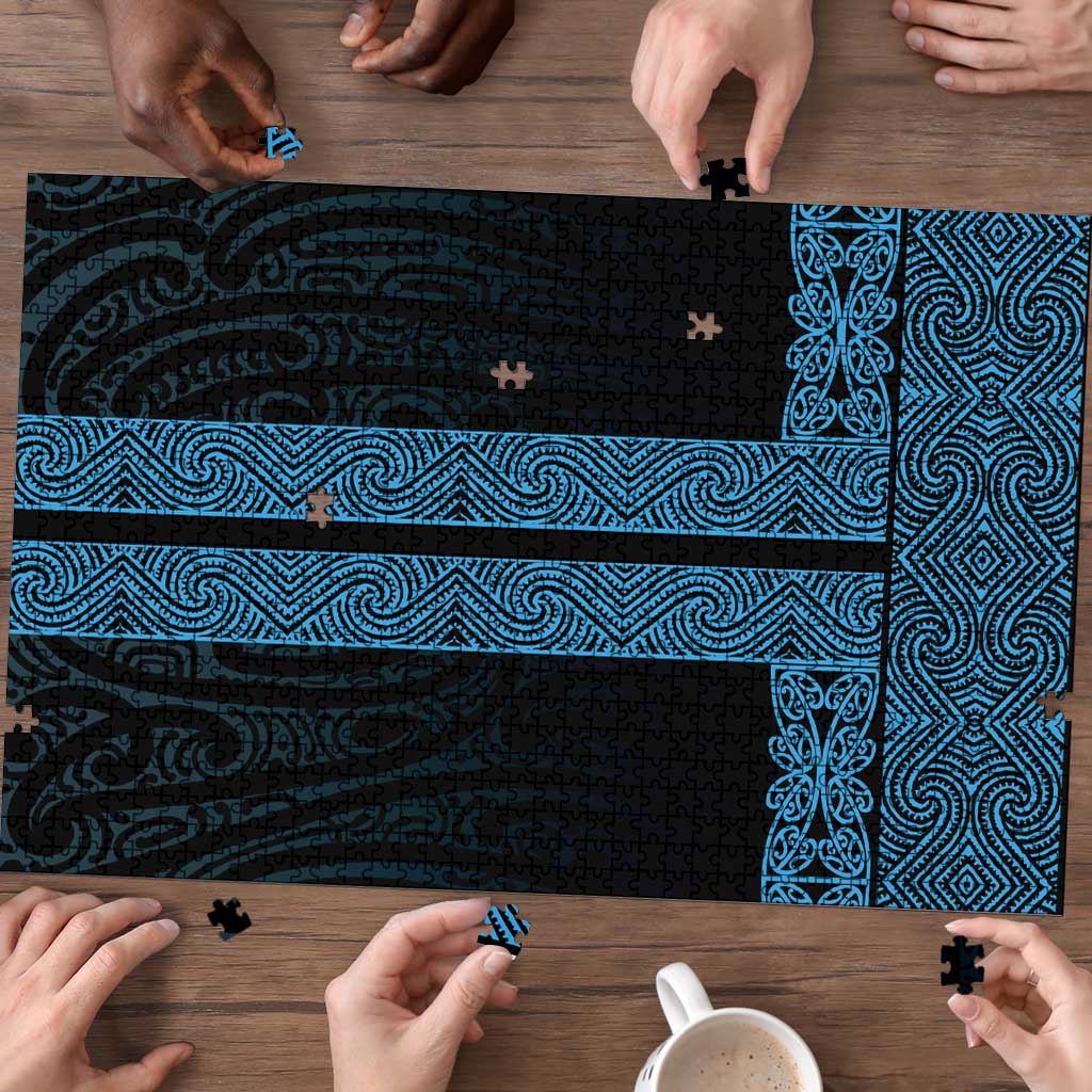 New Zealand Maori Kowhaiwhai Puzzle Kikorangi Maui and Mangopare - Polynesian Pride