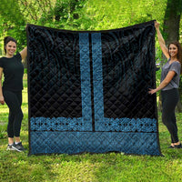 New Zealand Maori Kowhaiwhai Quilt Kikorangi Maui and Mangopare LT9 - Polynesian Pride