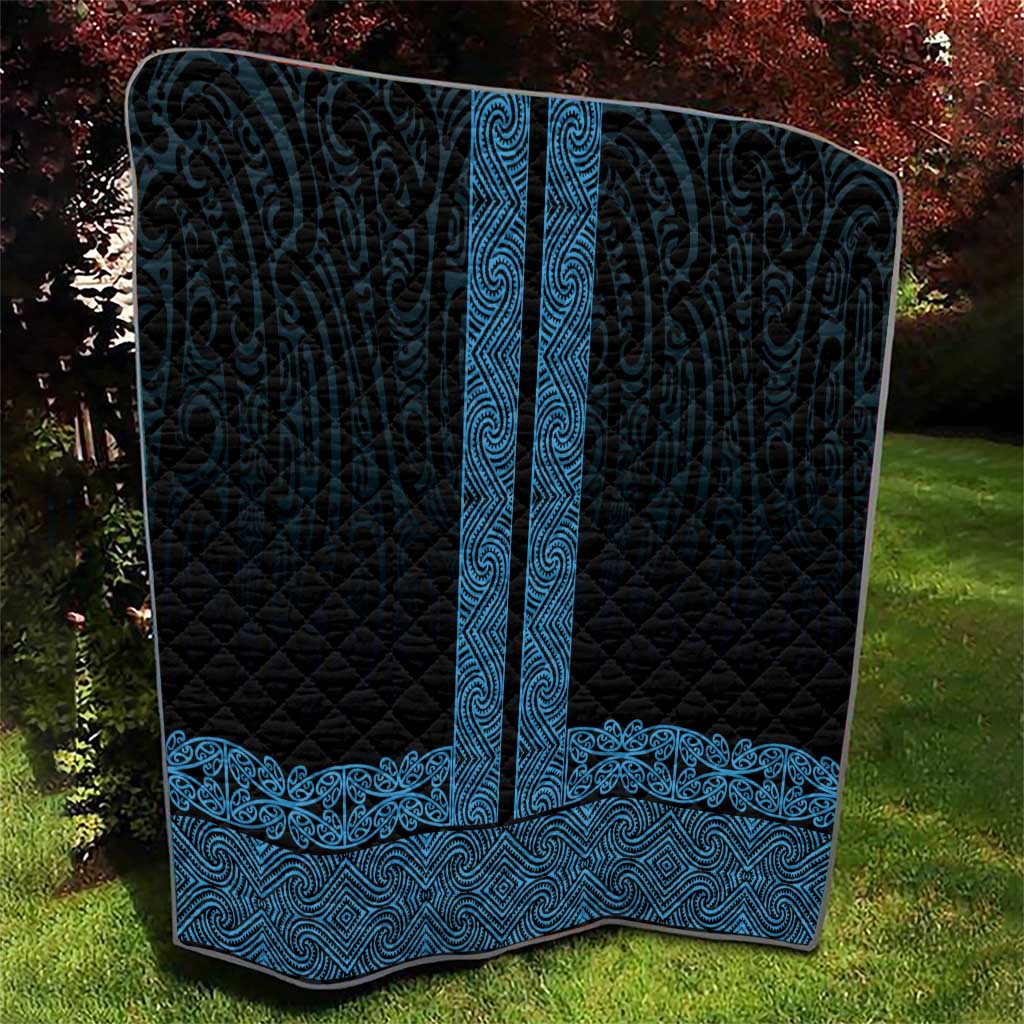 New Zealand Maori Kowhaiwhai Quilt Kikorangi Maui and Mangopare LT9 - Polynesian Pride