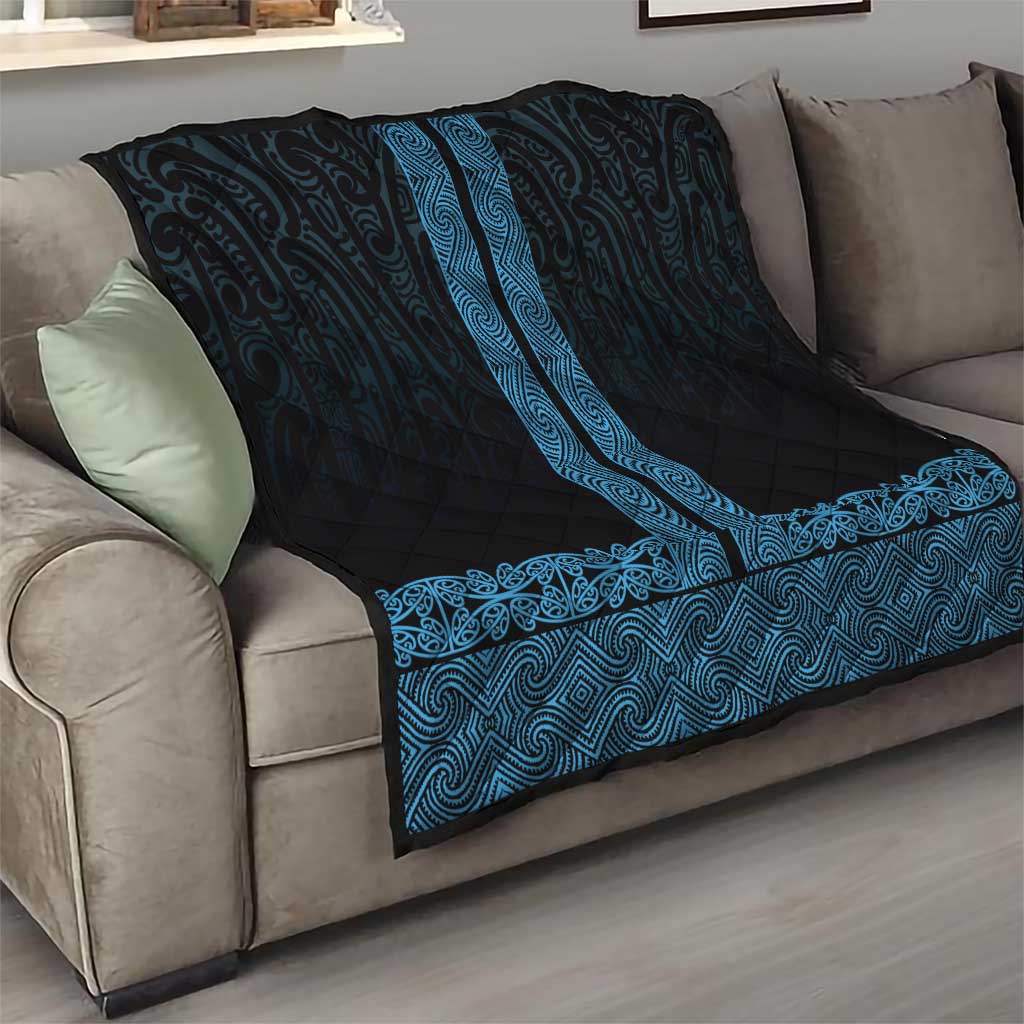 New Zealand Maori Kowhaiwhai Quilt Kikorangi Maui and Mangopare LT9 - Polynesian Pride