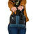 New Zealand Maori Kowhaiwhai Shoulder Handbag Kikorangi Maui and Mangopare
