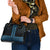 New Zealand Maori Kowhaiwhai Shoulder Handbag Kikorangi Maui and Mangopare