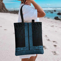 New Zealand Maori Kowhaiwhai Tote Bag Kikorangi Maui and Mangopare - Polynesian Pride