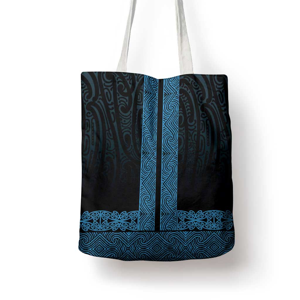 New Zealand Maori Kowhaiwhai Tote Bag Kikorangi Maui and Mangopare - Polynesian Pride