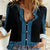 New Zealand Maori Kowhaiwhai Women Casual Shirt Kikorangi Maui and Mangopare