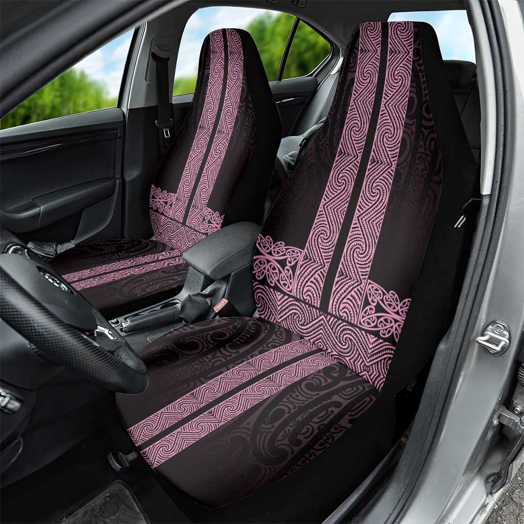 New Zealand Maori Kowhaiwhai Car Seat Cover Mawhero Maui and Mangopare