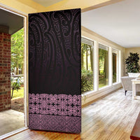 New Zealand Maori Kowhaiwhai Door Cover Mawhero Maui and Mangopare LT9 - Polynesian Pride