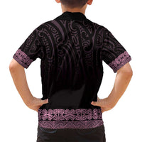 New Zealand Maori Kowhaiwhai Family Matching Summer Maxi Dress and Hawaiian Shirt Mawhero Maui and Mangopare LT9 - Polynesian Pride