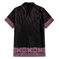 New Zealand Maori Kowhaiwhai Family Matching Tank Maxi Dress and Hawaiian Shirt Mawhero Maui and Mangopare