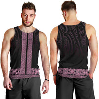 New Zealand Maori Kowhaiwhai Men Tank Top Mawhero Maui and Mangopare LT9 - Polynesian Pride