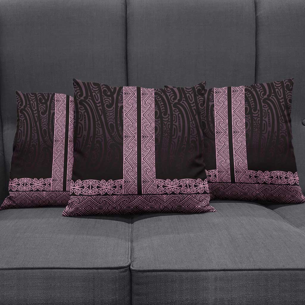 New Zealand Maori Kowhaiwhai Pillow Cover Mawhero Maui and Mangopare - Polynesian Pride
