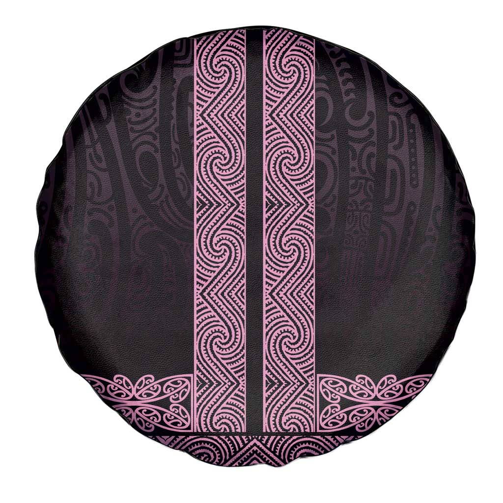 New Zealand Maori Kowhaiwhai Spare Tire Cover Mawhero Maui and Mangopare LT9 - Polynesian Pride