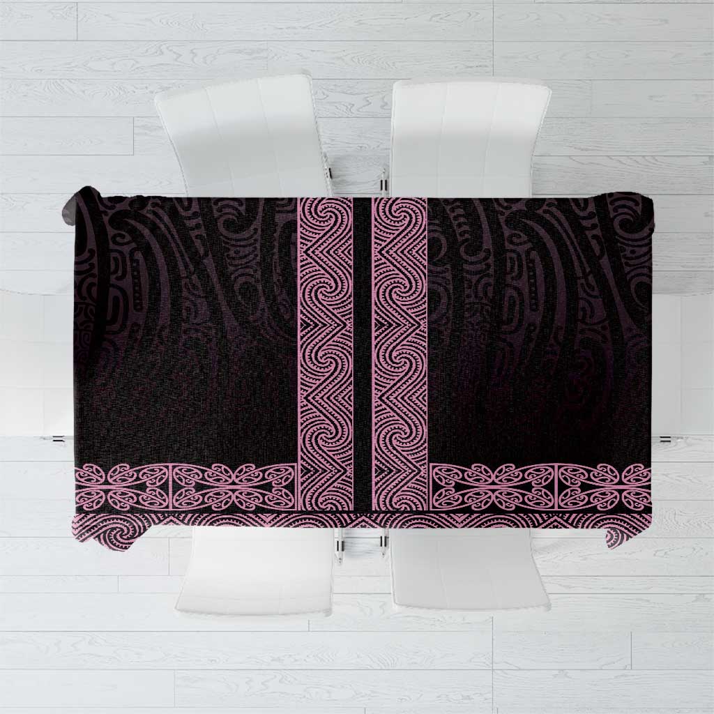 New Zealand Maori Kowhaiwhai Tablecloth Mawhero Maui and Mangopare