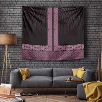New Zealand Maori Kowhaiwhai Tapestry Mawhero Maui and Mangopare