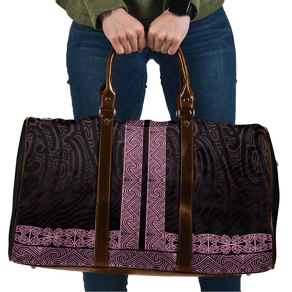 New Zealand Maori Kowhaiwhai Travel Bag Mawhero Maui and Mangopare - Polynesian Pride
