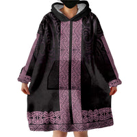 New Zealand Maori Kowhaiwhai Wearable Blanket Hoodie Mawhero Maui and Mangopare LT9 - Polynesian Pride