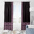 New Zealand Maori Kowhaiwhai Window Curtain Mawhero Maui and Mangopare
