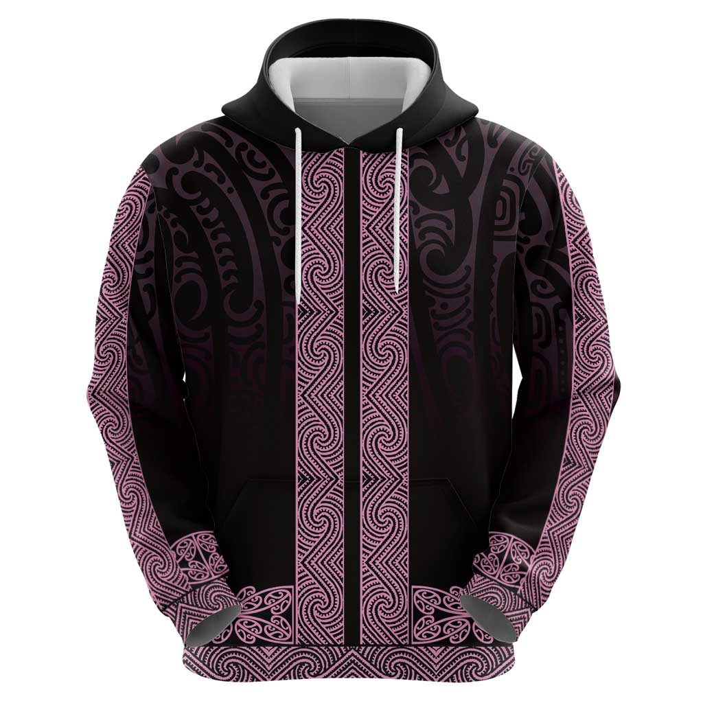 New Zealand Maori Kowhaiwhai Zip Hoodie Mawhero Maui and Mangopare LT9 - Polynesian Pride