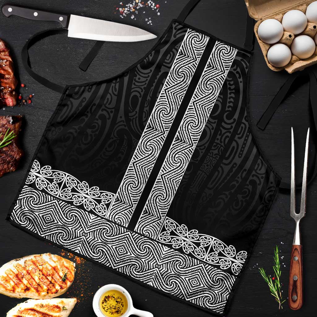 New Zealand Maori Kowhaiwhai Apron Pango Maui and Mangopare - Polynesian Pride