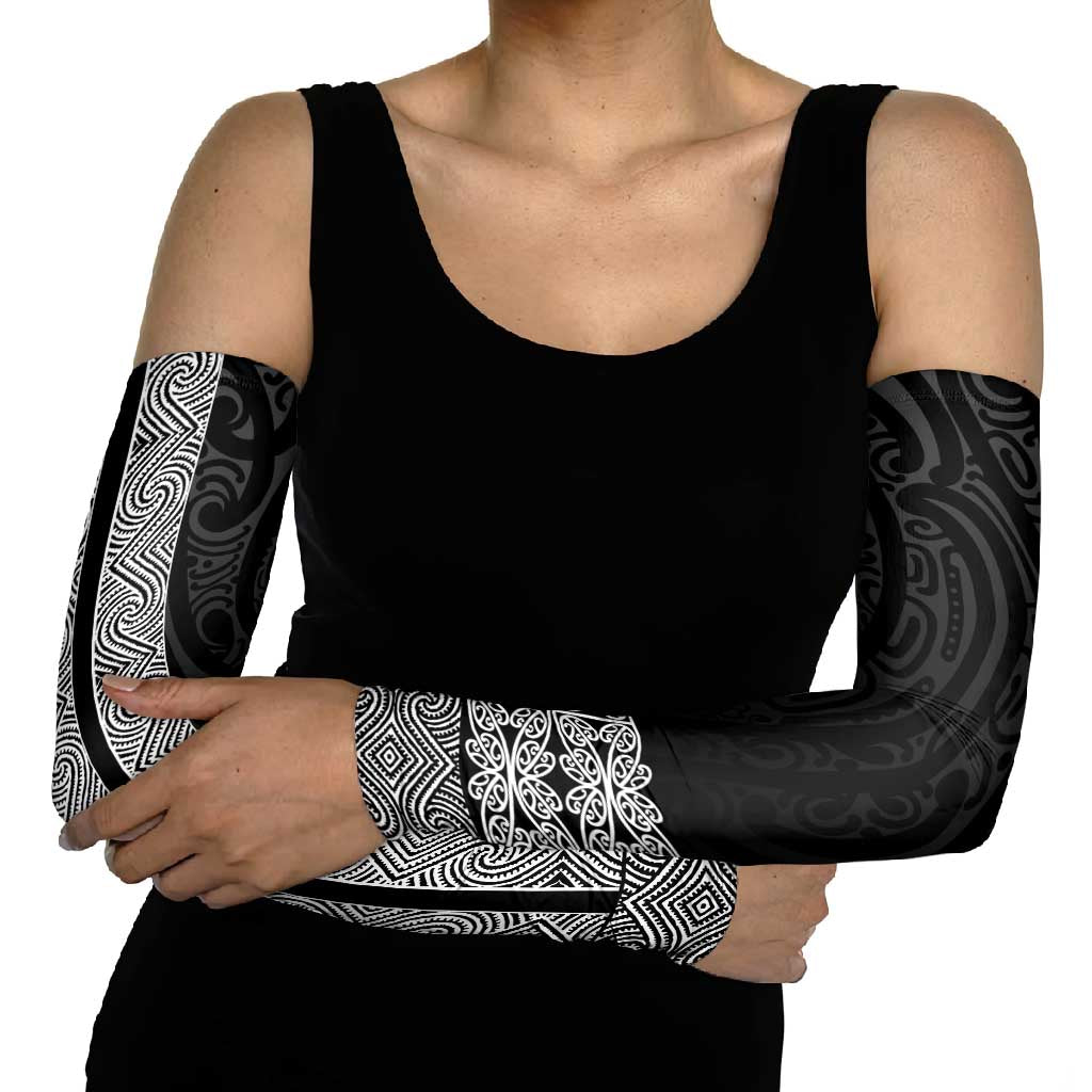 New Zealand Maori Kowhaiwhai Arm Sleeves Pango Maui and Mangopare - Polynesian Pride