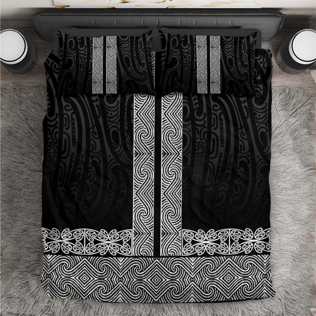 New Zealand Maori Kowhaiwhai Bedding Set Pango Maui and Mangopare