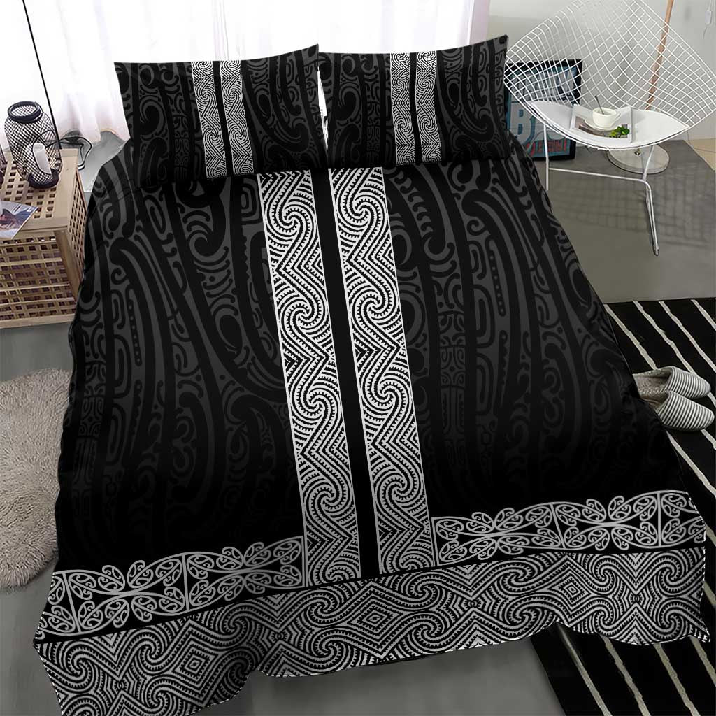 New Zealand Maori Kowhaiwhai Bedding Set Pango Maui and Mangopare