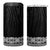 New Zealand Maori Kowhaiwhai 4 in 1 Can Cooler Tumbler Pango Maui and Mangopare