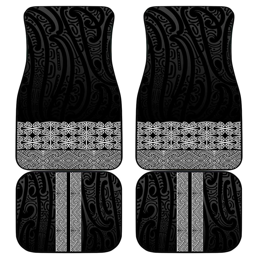 New Zealand Maori Kowhaiwhai Car Mats Pango Maui and Mangopare