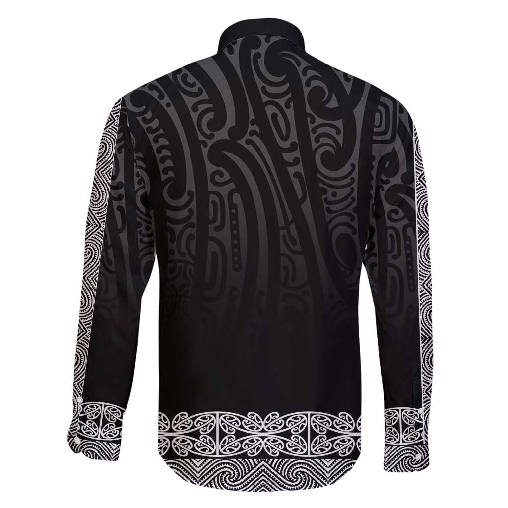 New Zealand Maori Kowhaiwhai Family Matching Mermaid Dress and Hawaiian Shirt Pango Maui and Mangopare LT9 - Polynesian Pride
