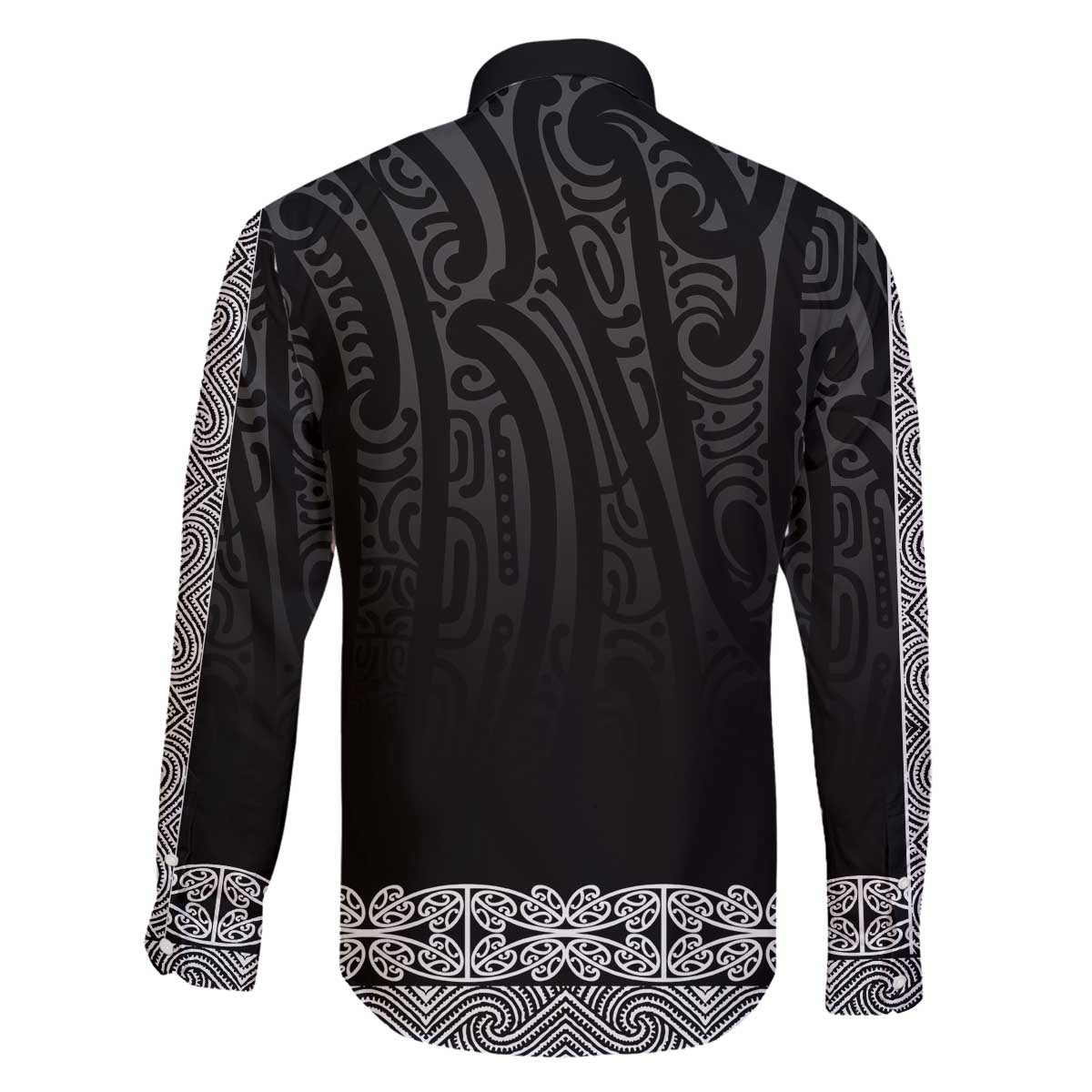 New Zealand Maori Kowhaiwhai Family Matching Off The Shoulder Long Sleeve Dress and Hawaiian Shirt Pango Maui and Mangopare